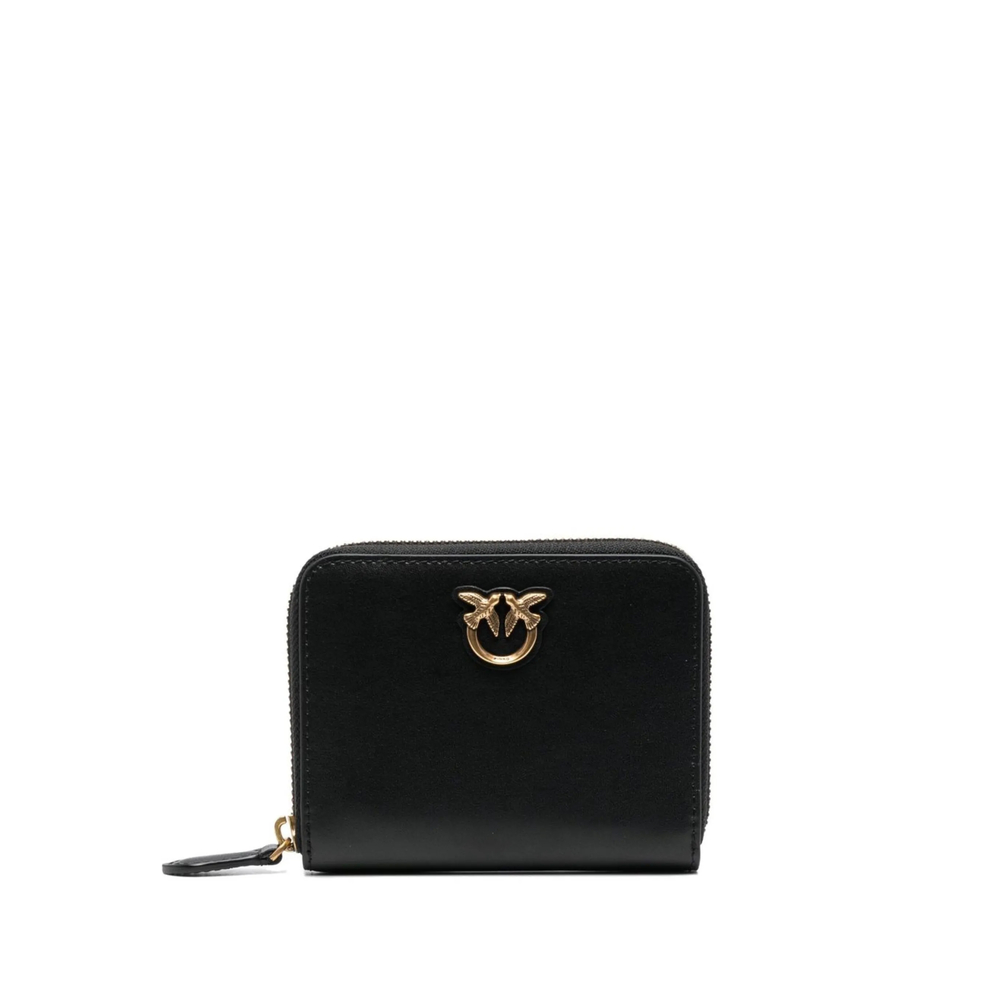 Pinko Square Leather Zip-around Purse