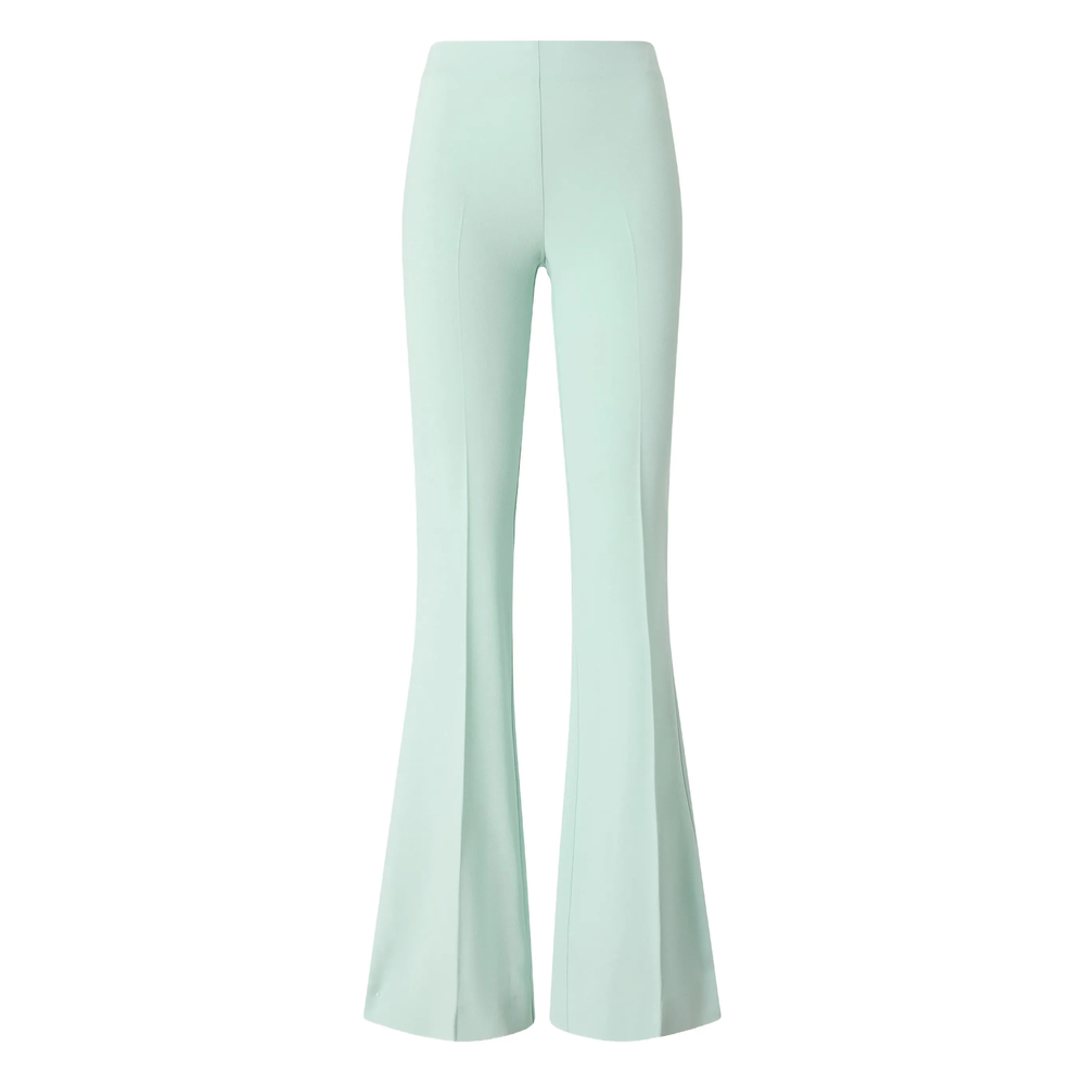 Pinko Flared Trousers With Pressed Pleat Detail