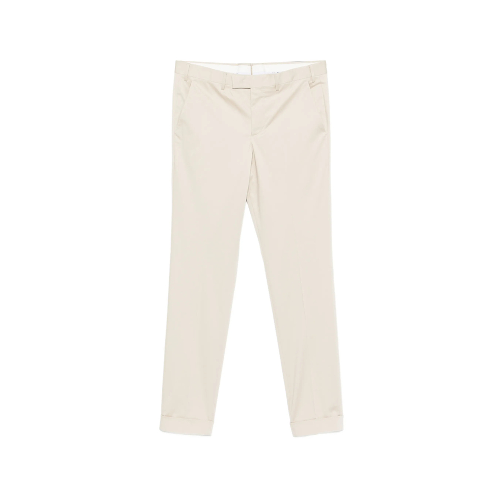 Pt Torino Pressed-crease Slim-fit Tailored Trousers