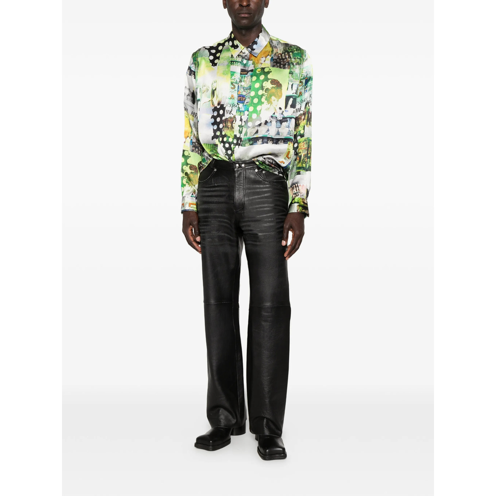 Graphic-Print Long-Sleeve Shirt
