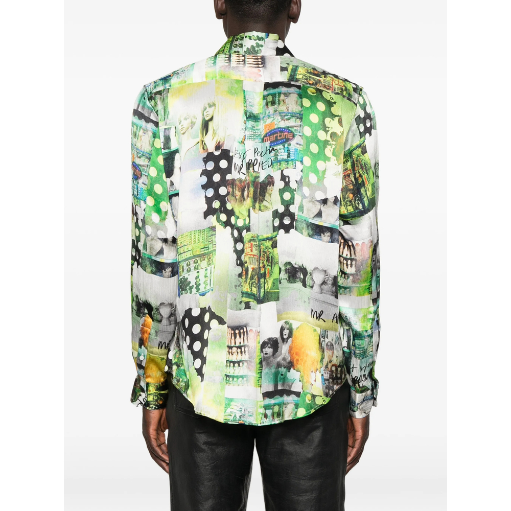 Graphic-Print Long-Sleeve Shirt