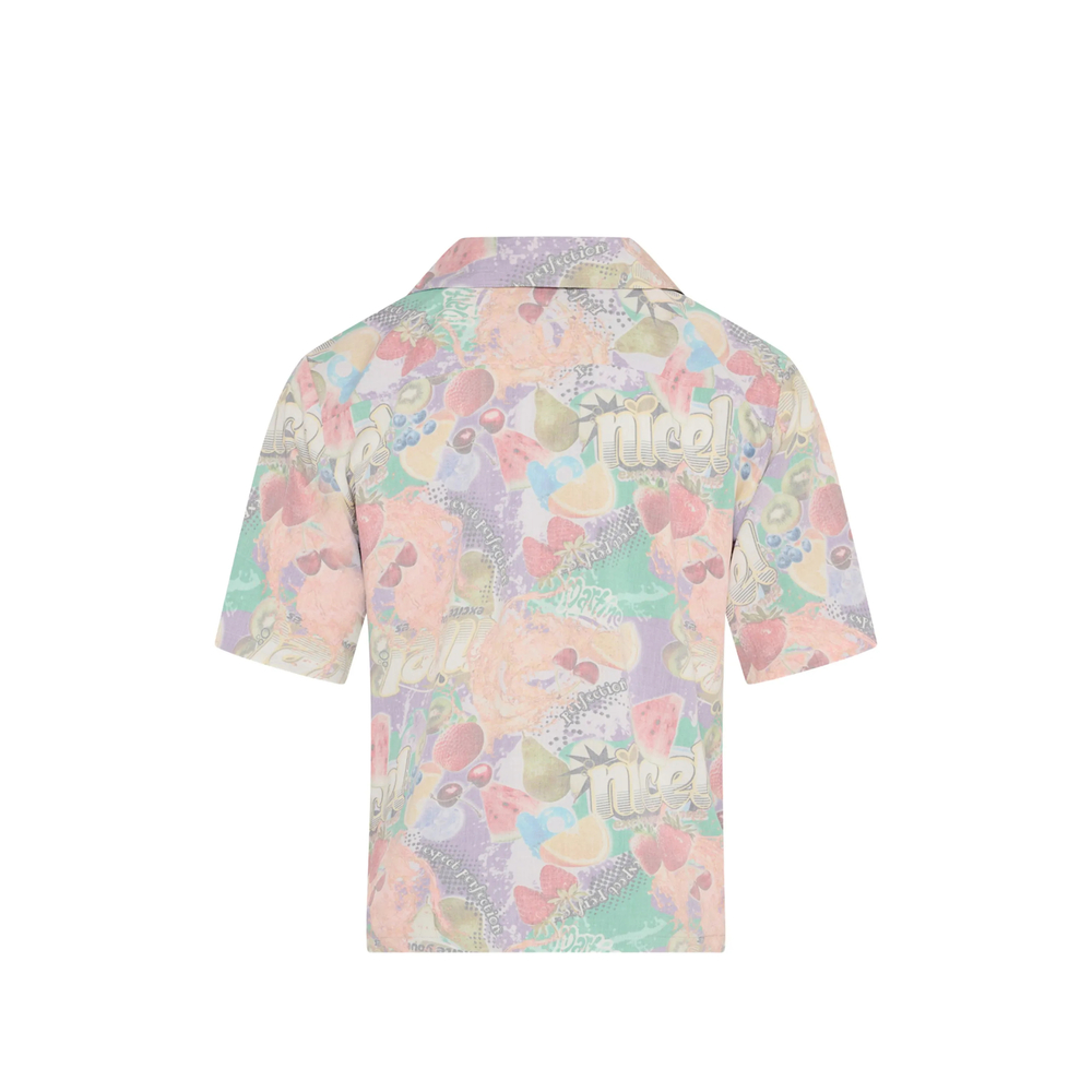 Fruit-Print Short-Sleeve Shirt