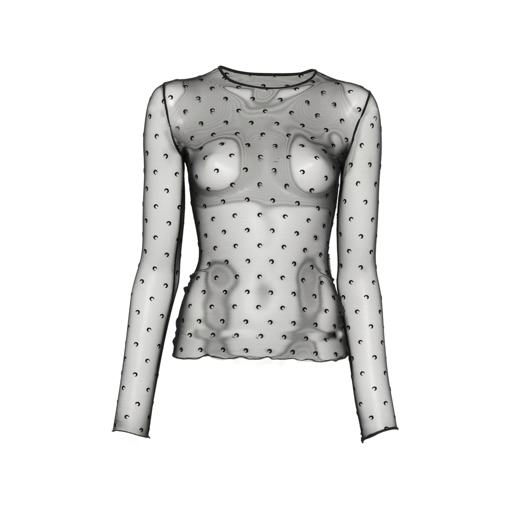Marine Serre Moon-print T-shirt