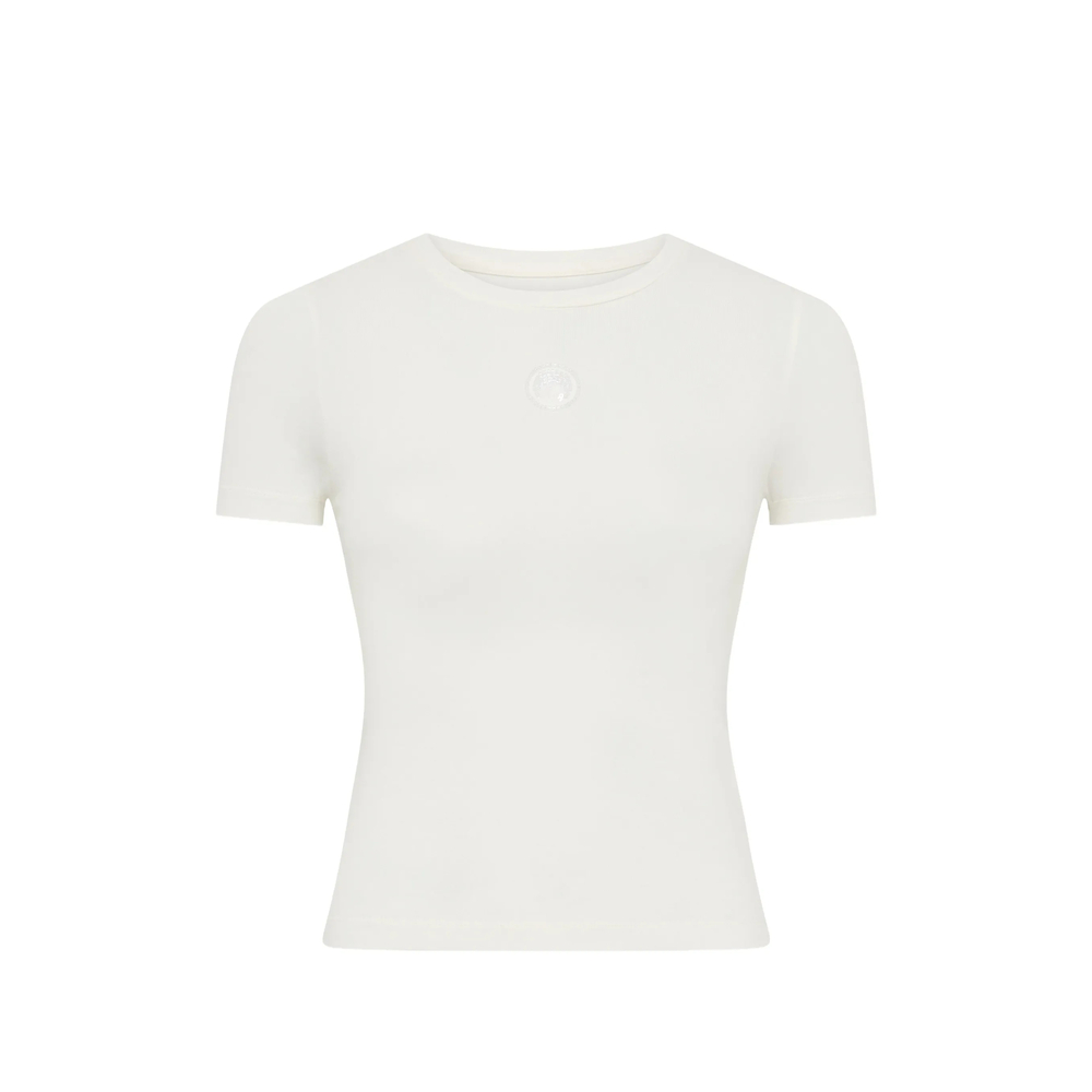 Marine Serre Pearl Logo Baby Fit T-shirt