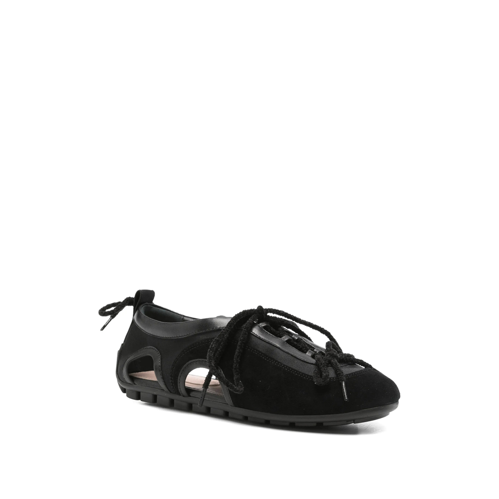 Cutout Lace-Up Sneakers
