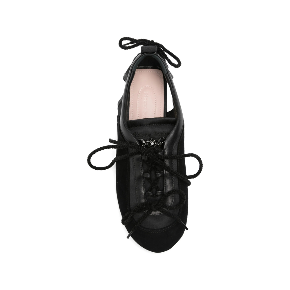 Cutout Lace-Up Sneakers