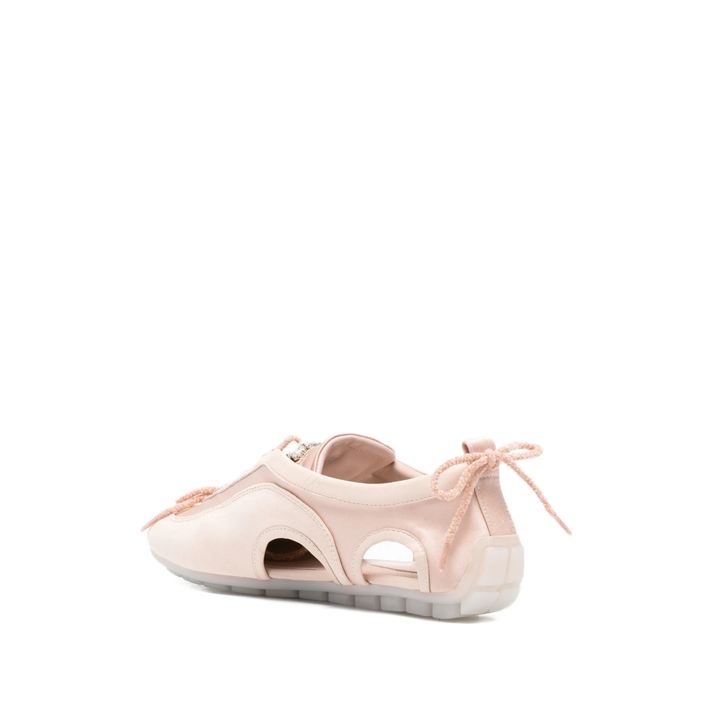 Cutout Ballerina Grip Sneakers