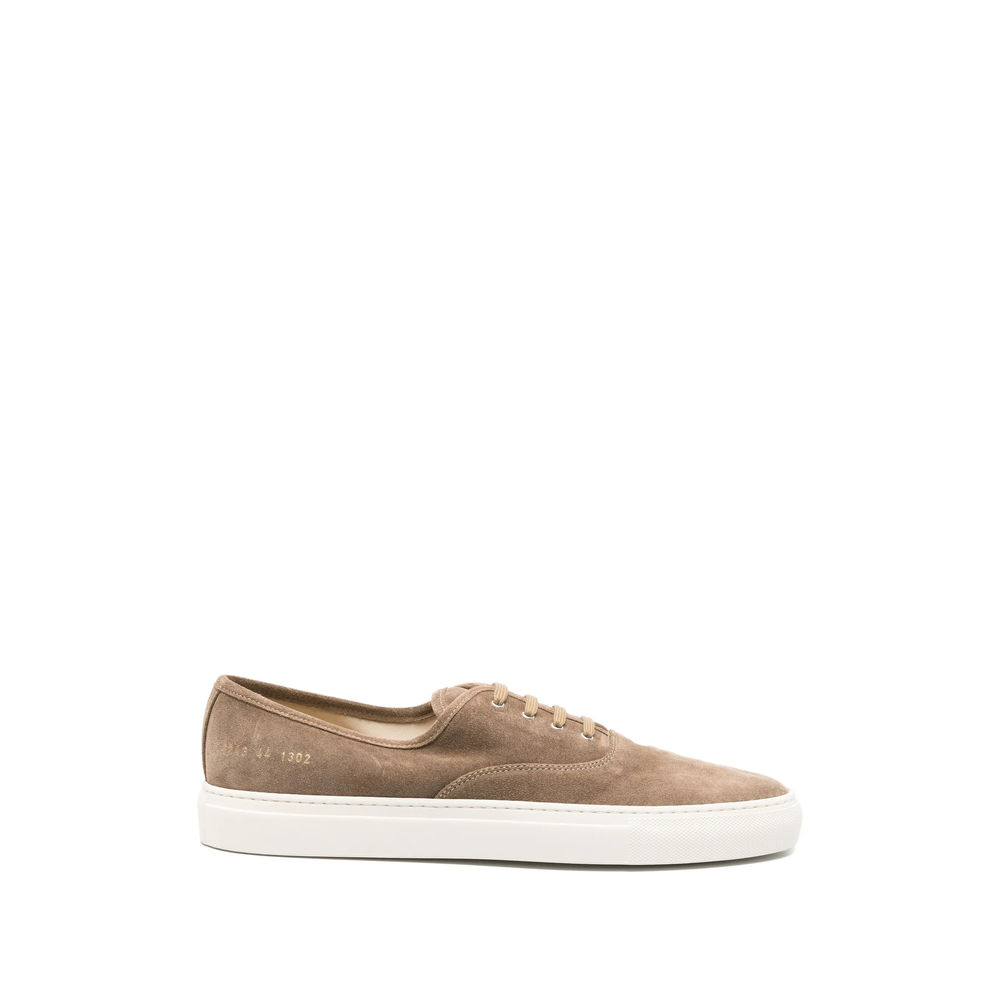 Common Project Four Hole Laced Suede Sneakers