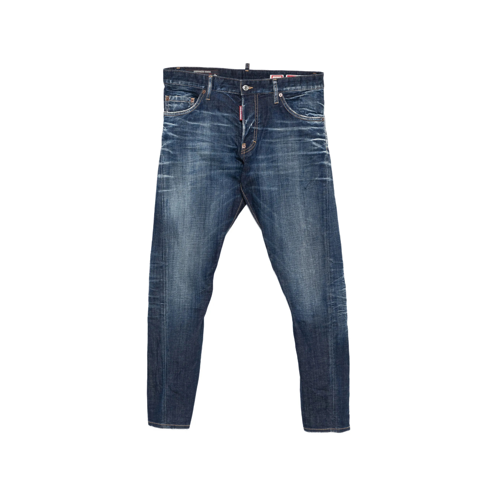 Dsquared2 Logo-patch Belt-loop Jeans
