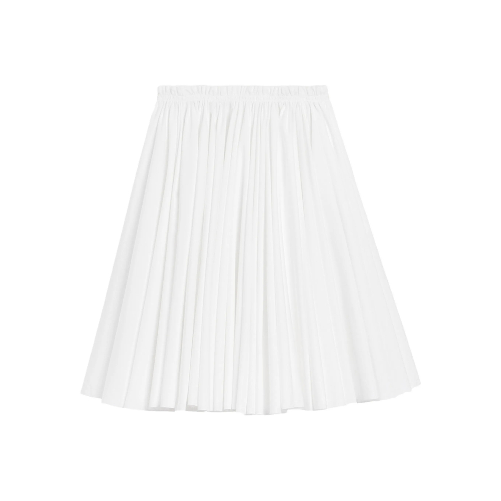 Ami Paris Cotton Midi Corolla Skirt