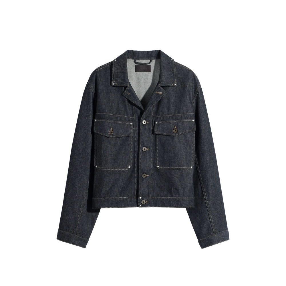 Lemaire Studded Denim Jacket