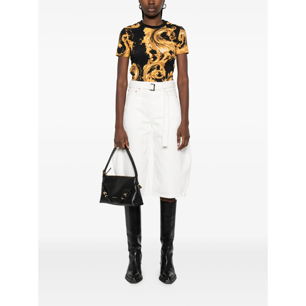 Couture Baroque Print T-Shirt Jeans