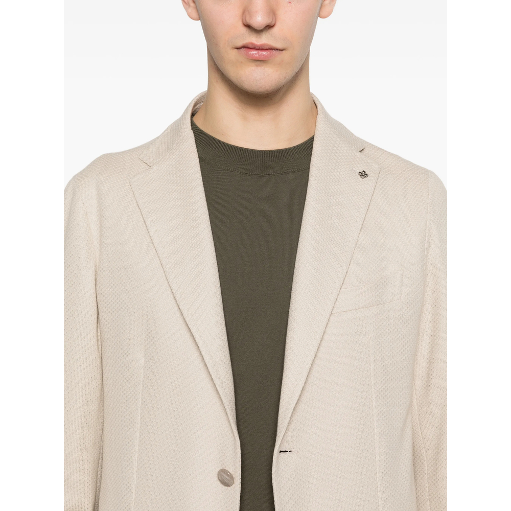 Textured Two-Button Blazer