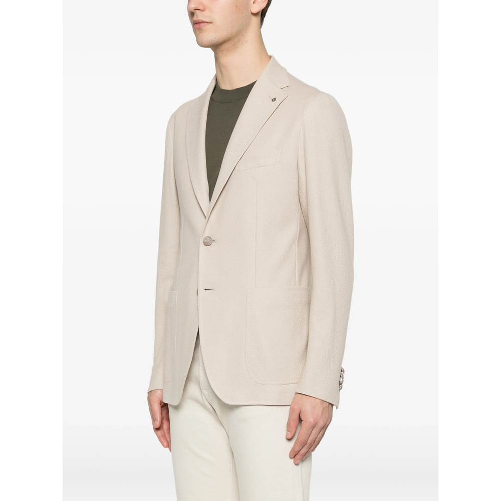Textured Two-Button Blazer