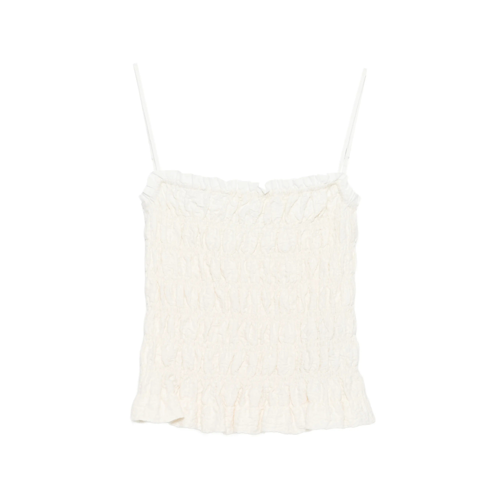 System Ruffled Strap Top