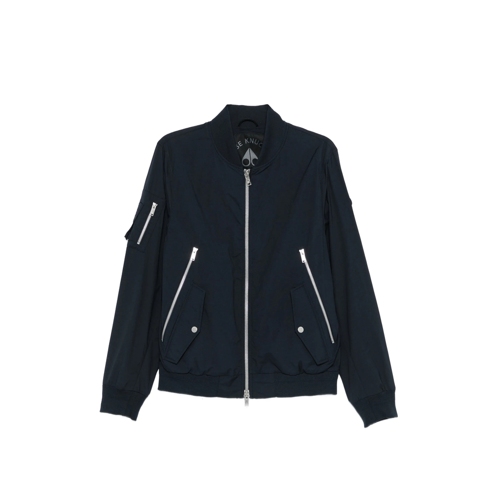 Moose Knuckles Zip-pocket Bomber Jacket
