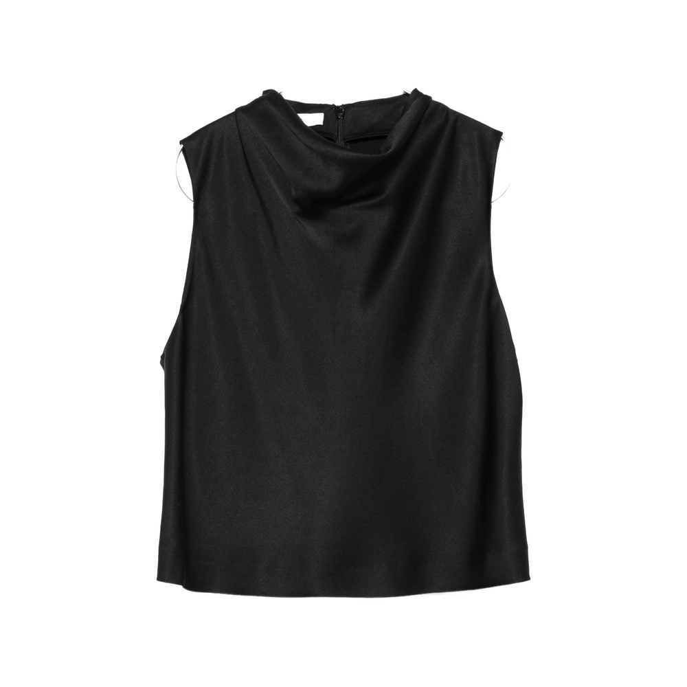 Vince Cowl-neck Sleeveless Top
