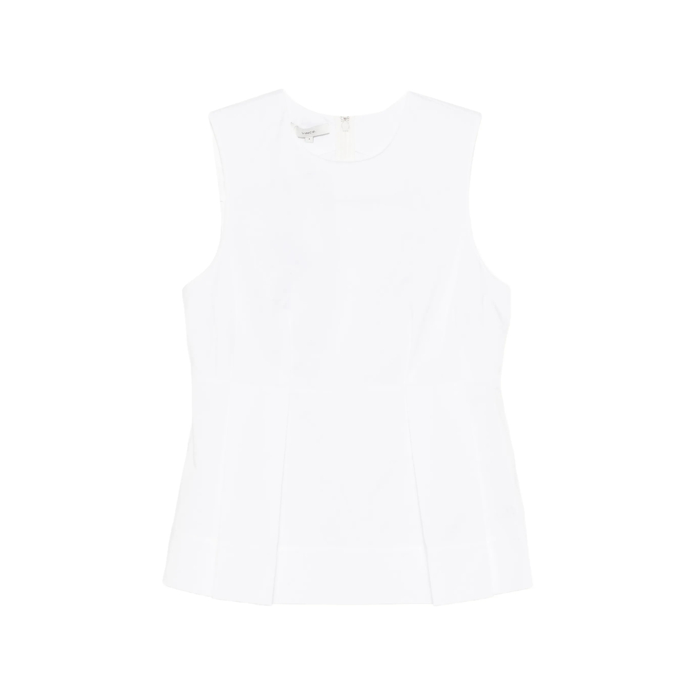 Vince Pleated Sleeveless Top