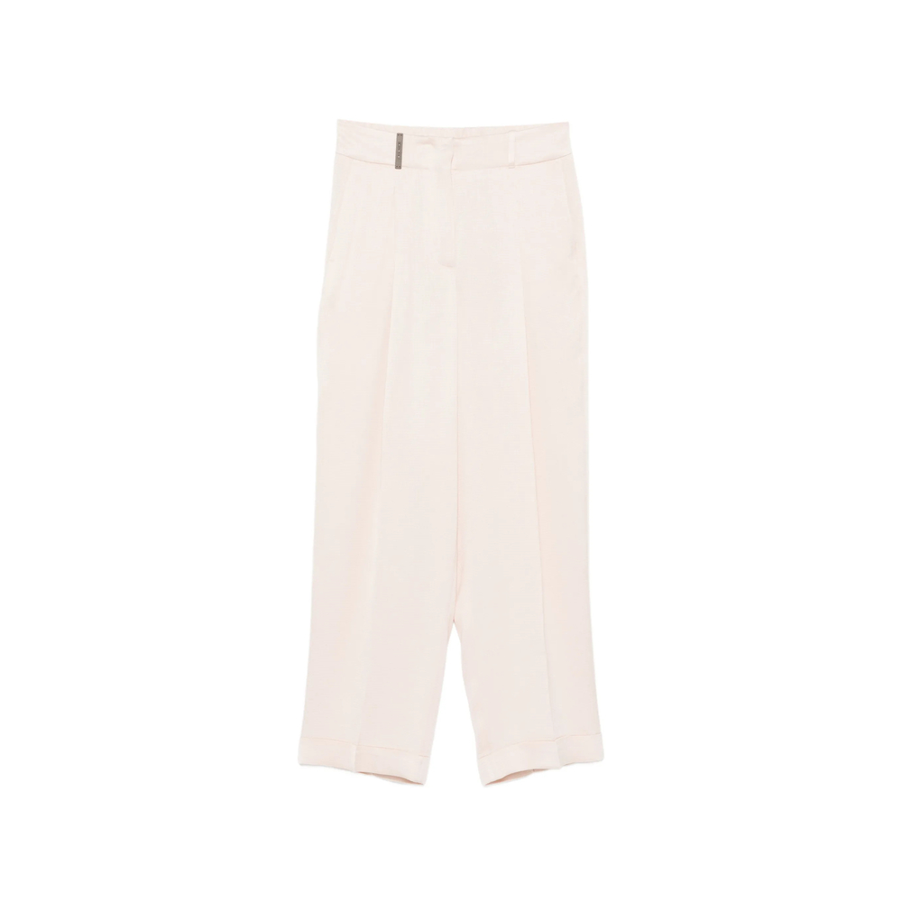 Peserico Pleated Flared Trousers