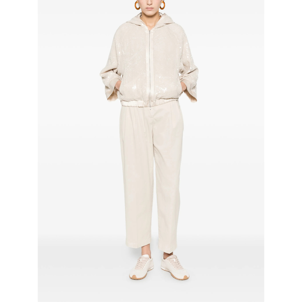 Zip Fastening Hooded Jacket