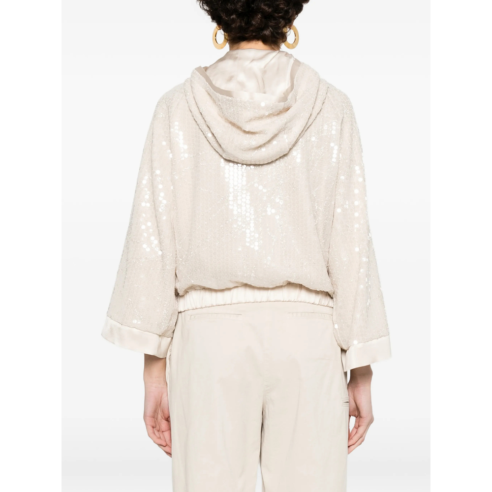 Zip Fastening Hooded Jacket