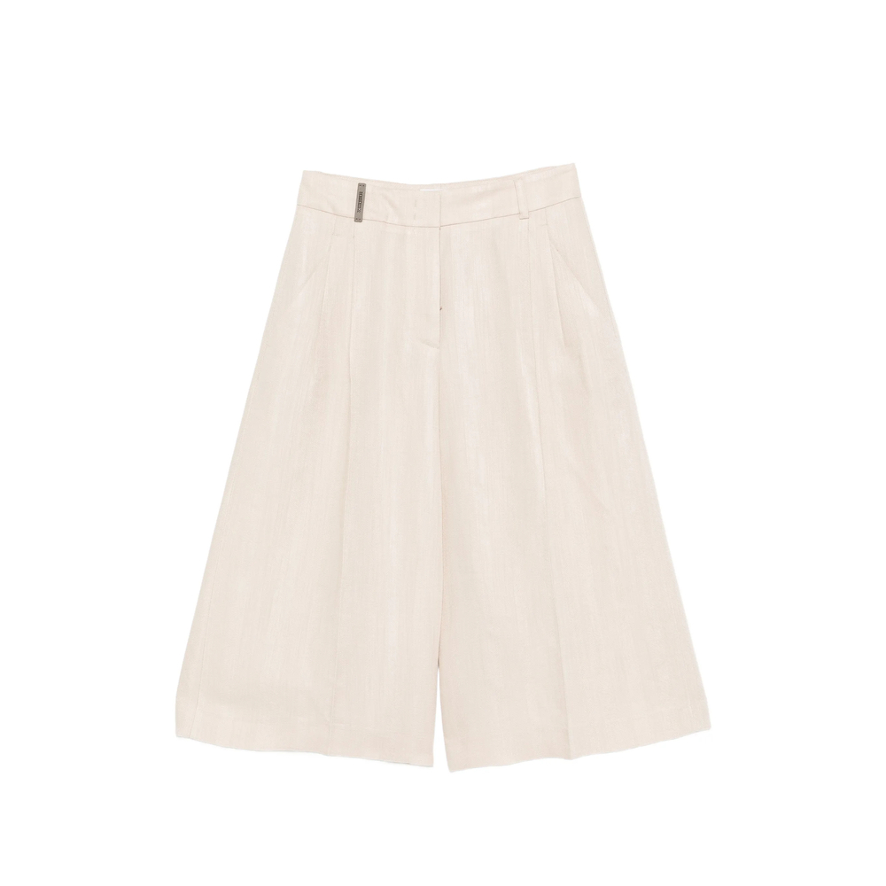 Peserico Front-pleat Shorts