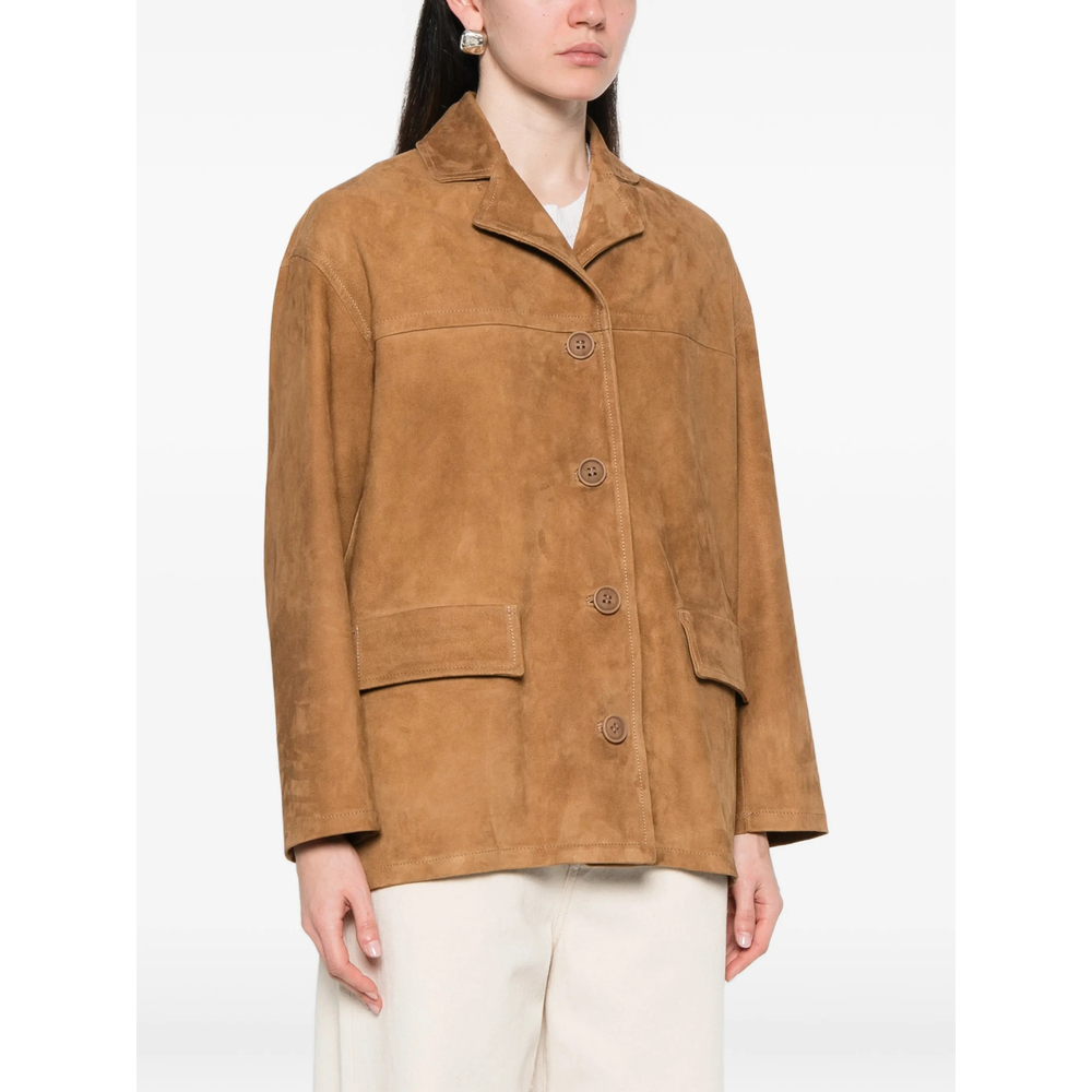 Button-Up Patch-Pocket Jacket