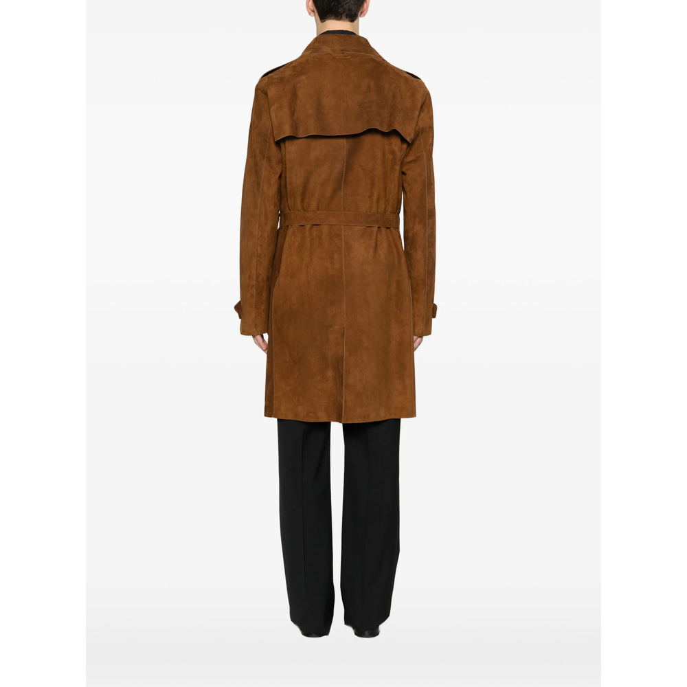 Belted Double-Breasted Coat