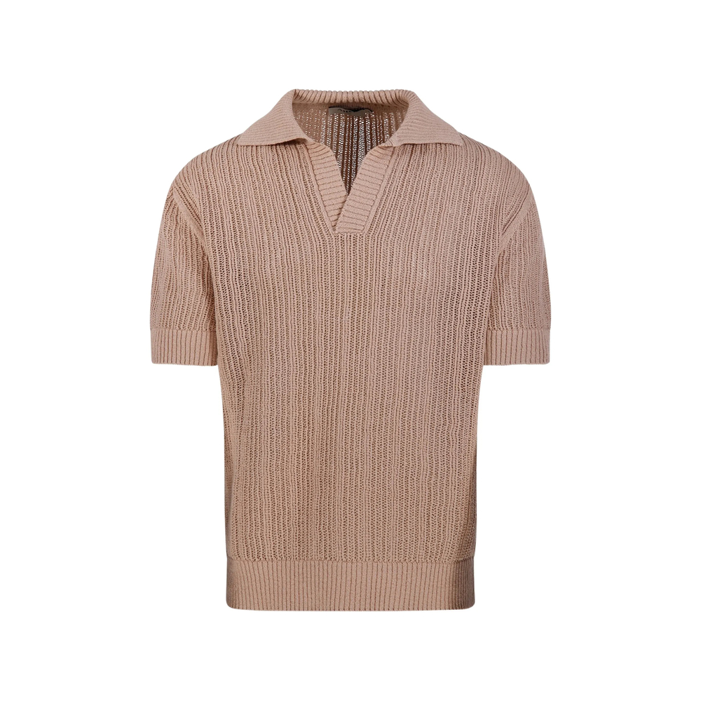 Altea V-neck Short-sleeved Knitted Shirt