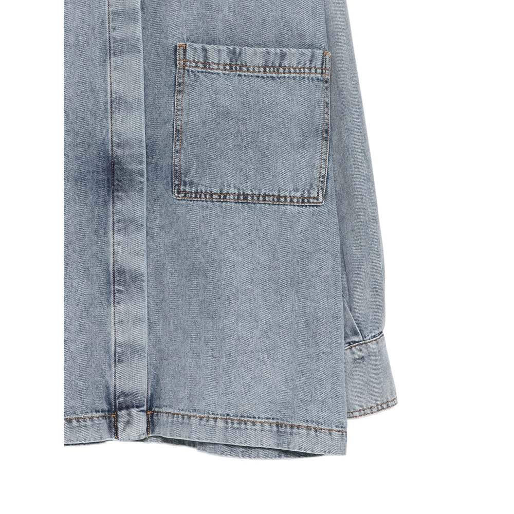 Jenny Front-Pocket Button-Down Shirt