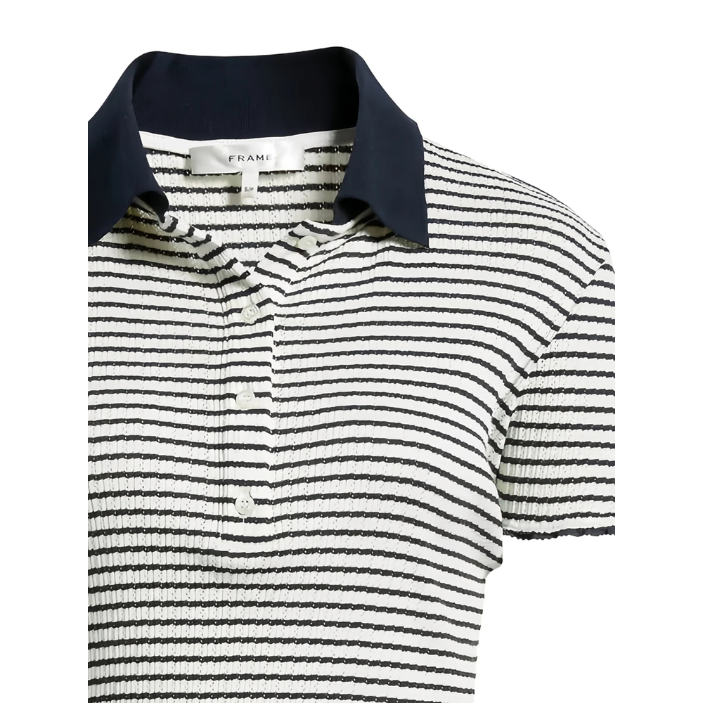Striped Polo Top