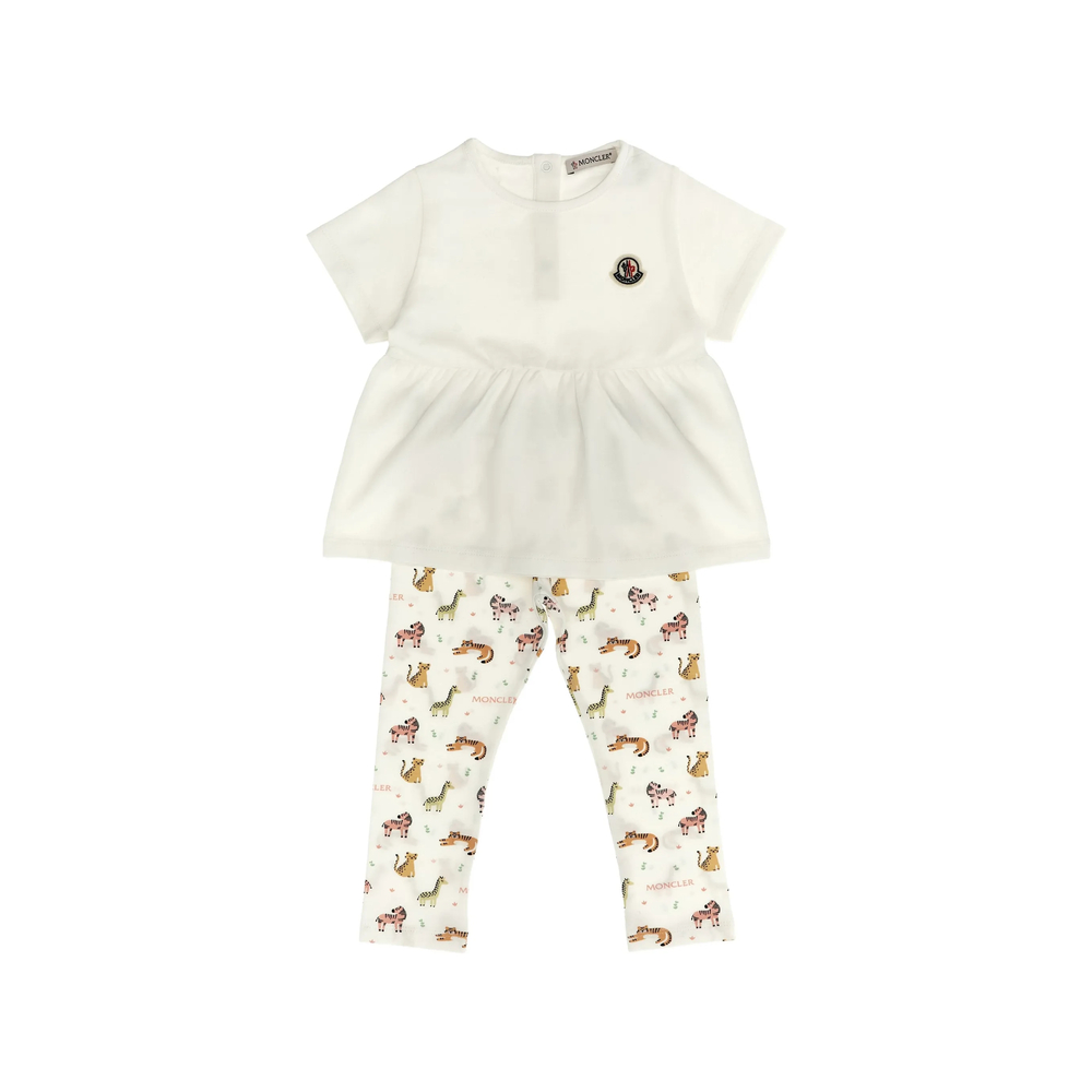 Moncler Animal-print Playsuit