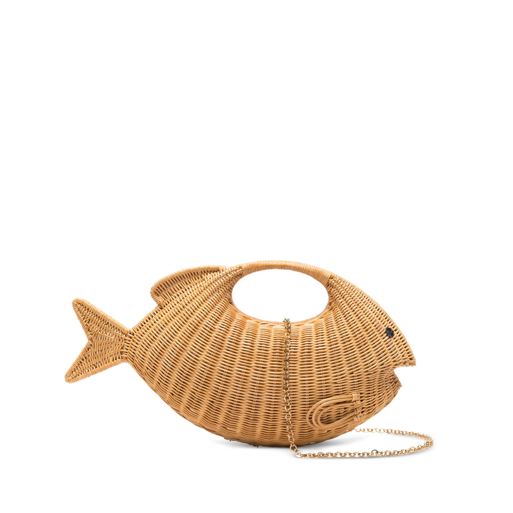 Serpui Daniel Fish Tote Bag In Neutral