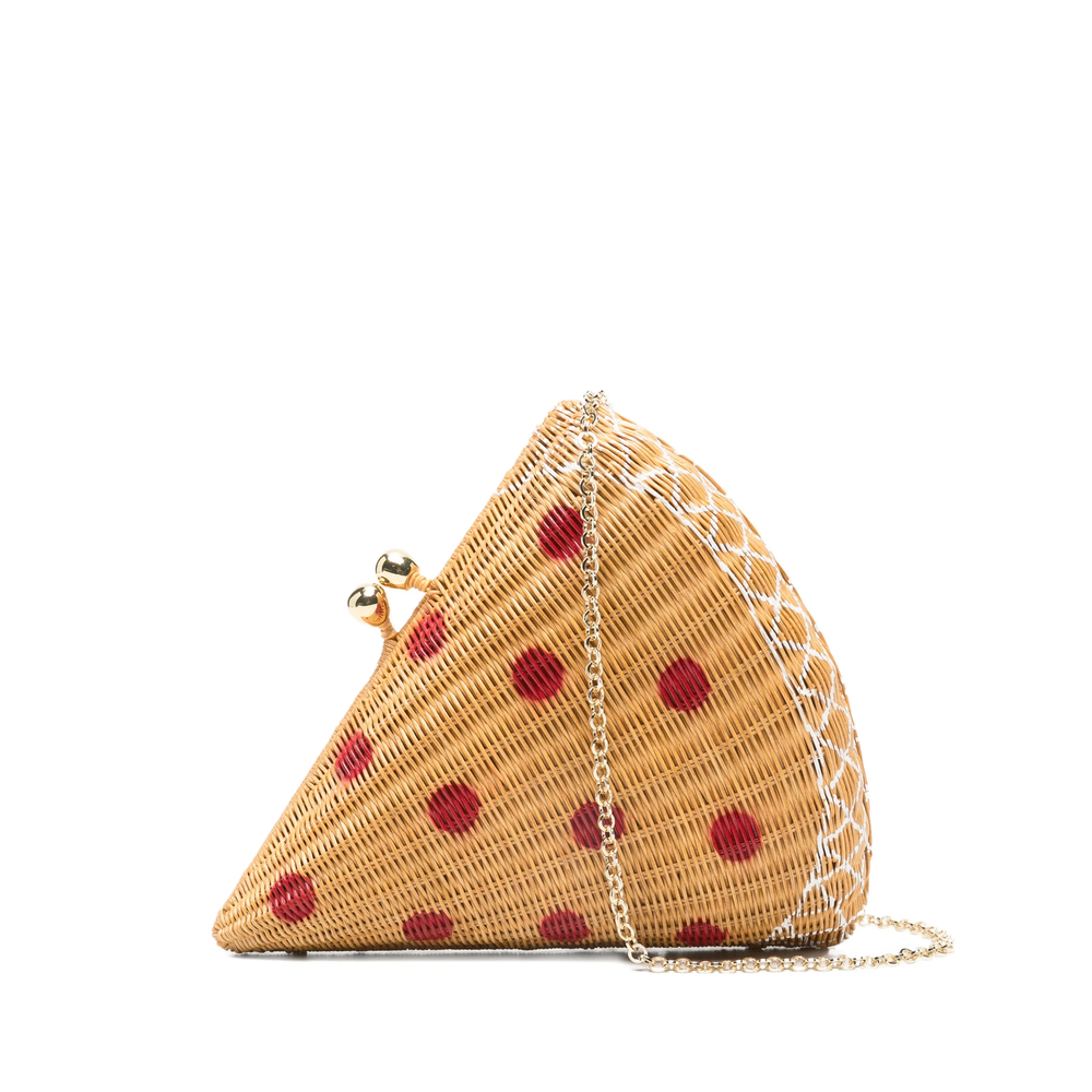 Serpui Pizza Clutch Bag