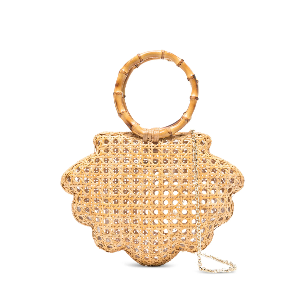 Serpui Ethan Shell Scalloped Tote Bag In Neutral