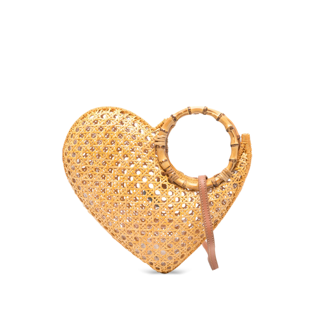 Serpui Marie Heart Tote Bag In Neutral