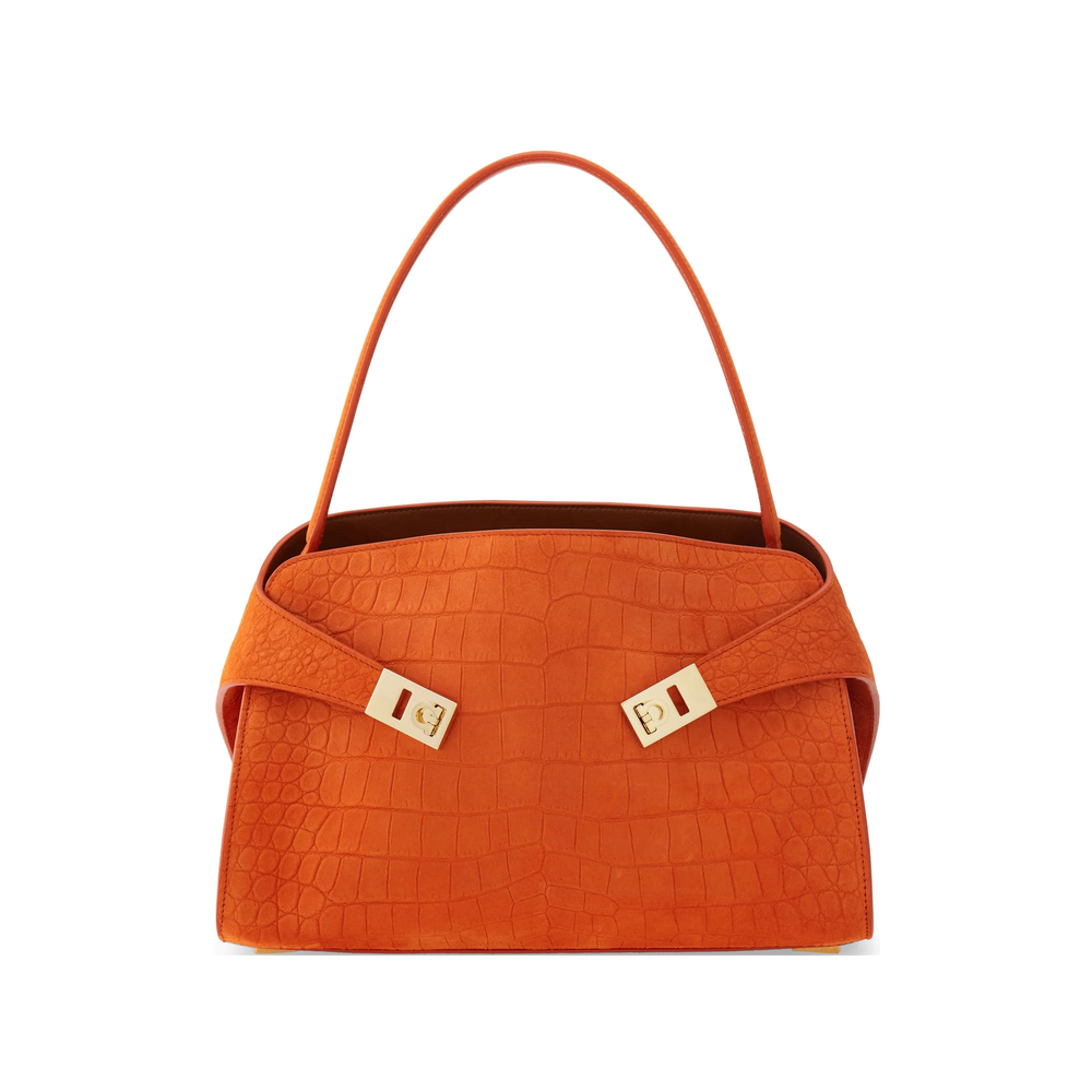 Ferragamo Hug Soft Shoulder Bag (M)　フェラガモ ハグ ソフト ショルダーバッグ (M) Ferragamo