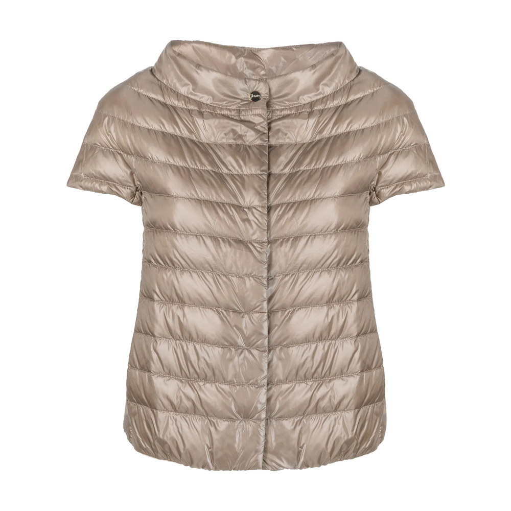 Herno Margherita Short-sleeve Quilted Jacket