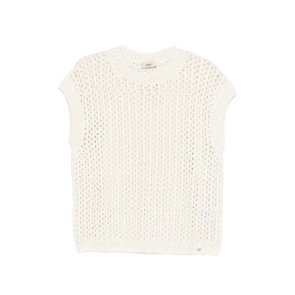 Herno Open-stitch Knitted Top