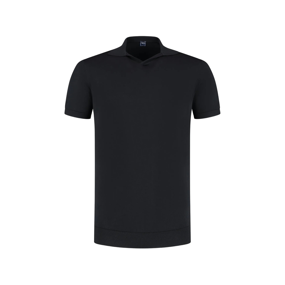 Fedeli Short-sleeve Polo-collar T-shirt