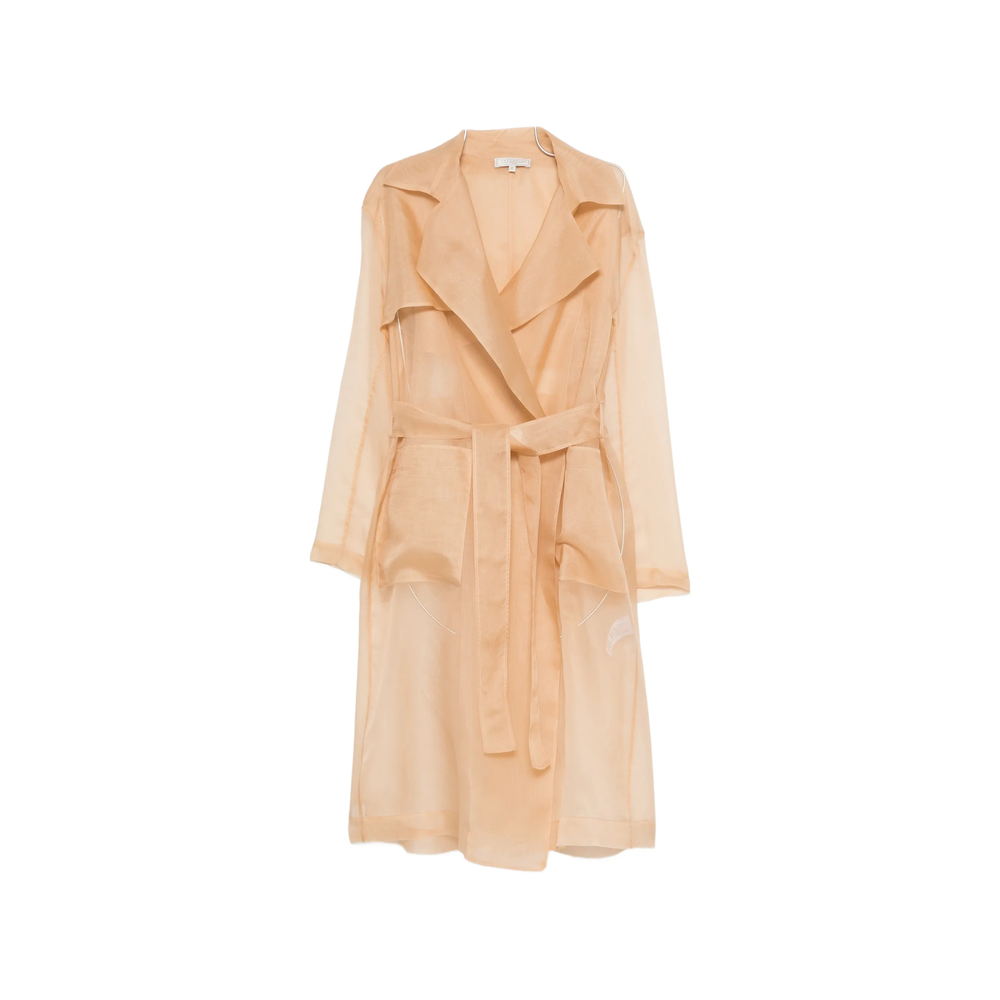 Antonelli Belted Coat In Neutral