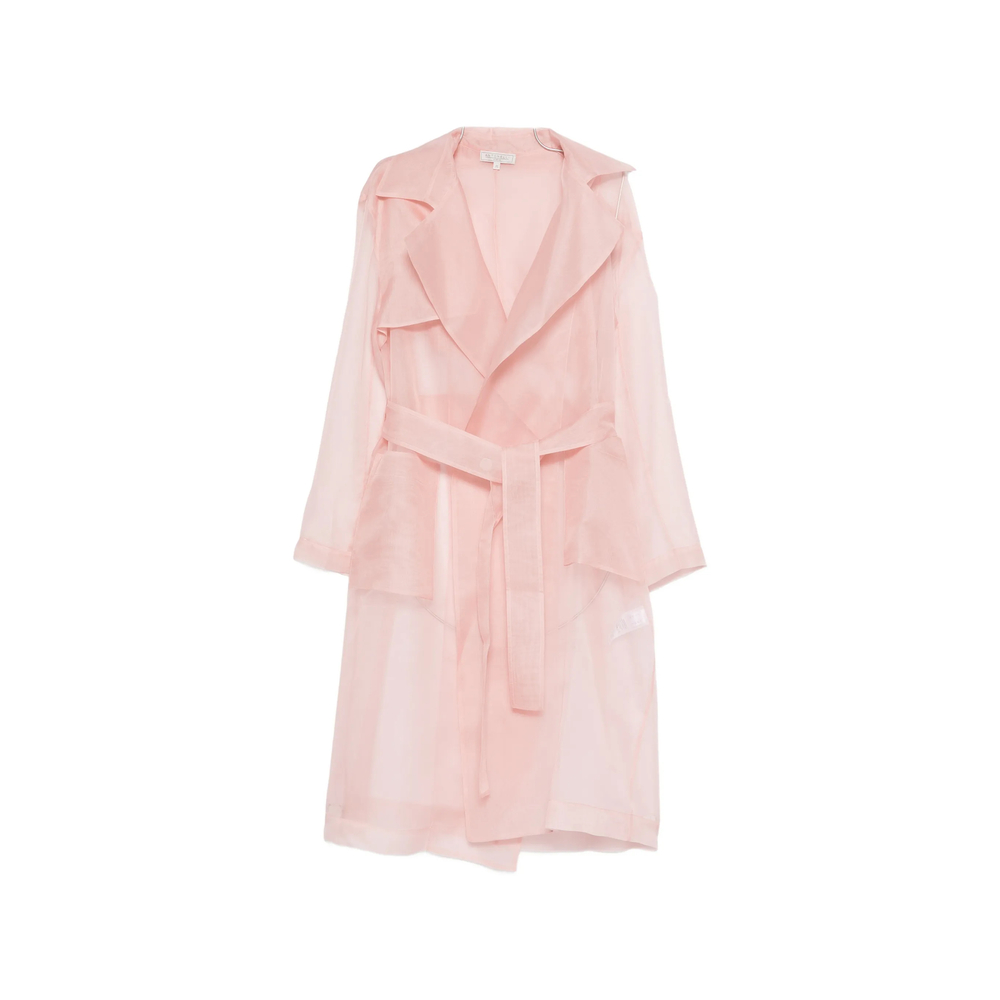 Antonelli Belted Coat In Pink