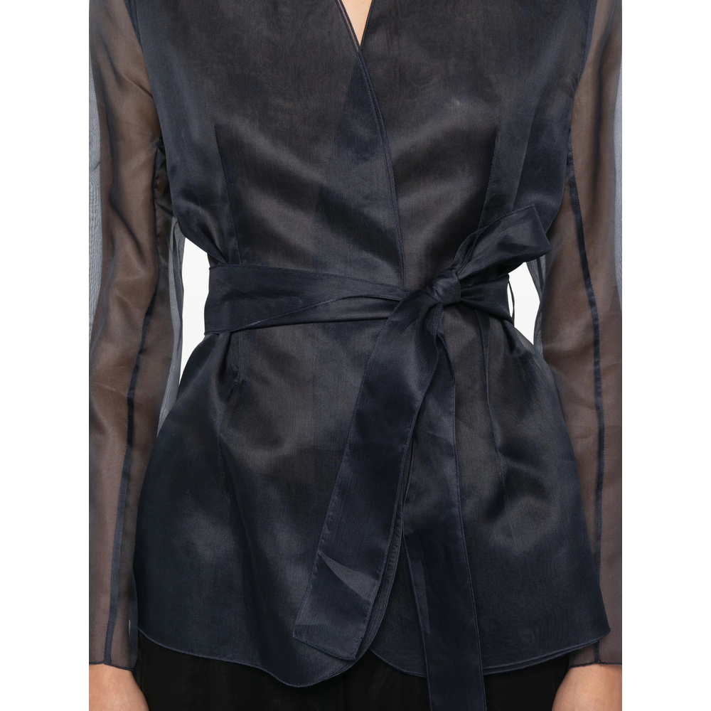 Elia Tie-Waist Fitted Jacket