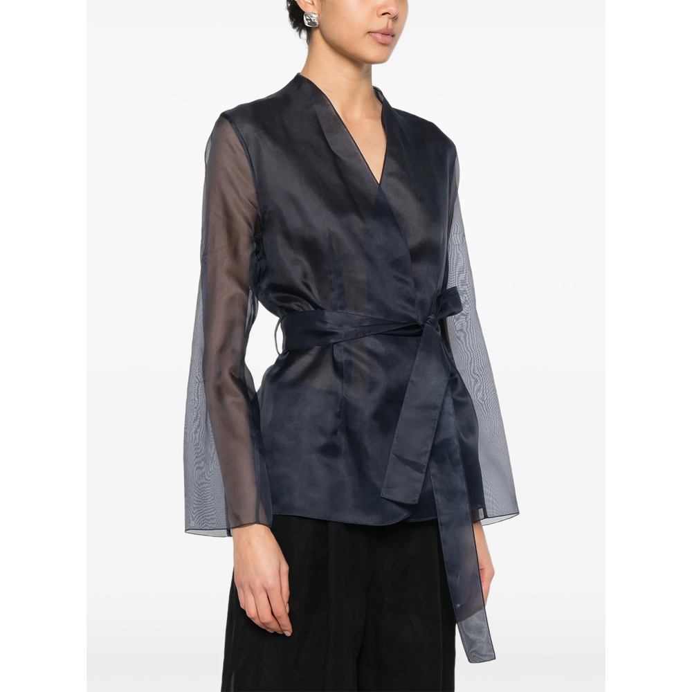 Elia Tie-Waist Fitted Jacket