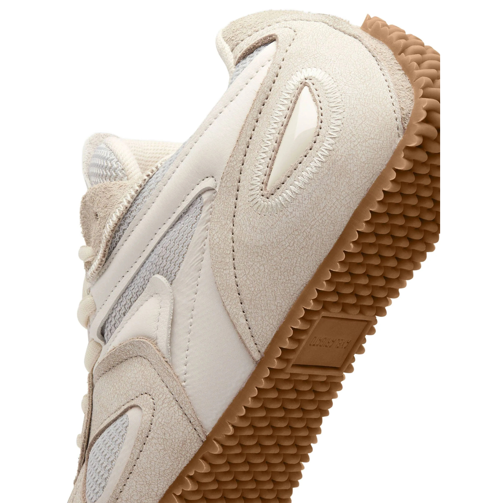 Slow Leather Mesh-Panel Sneakers