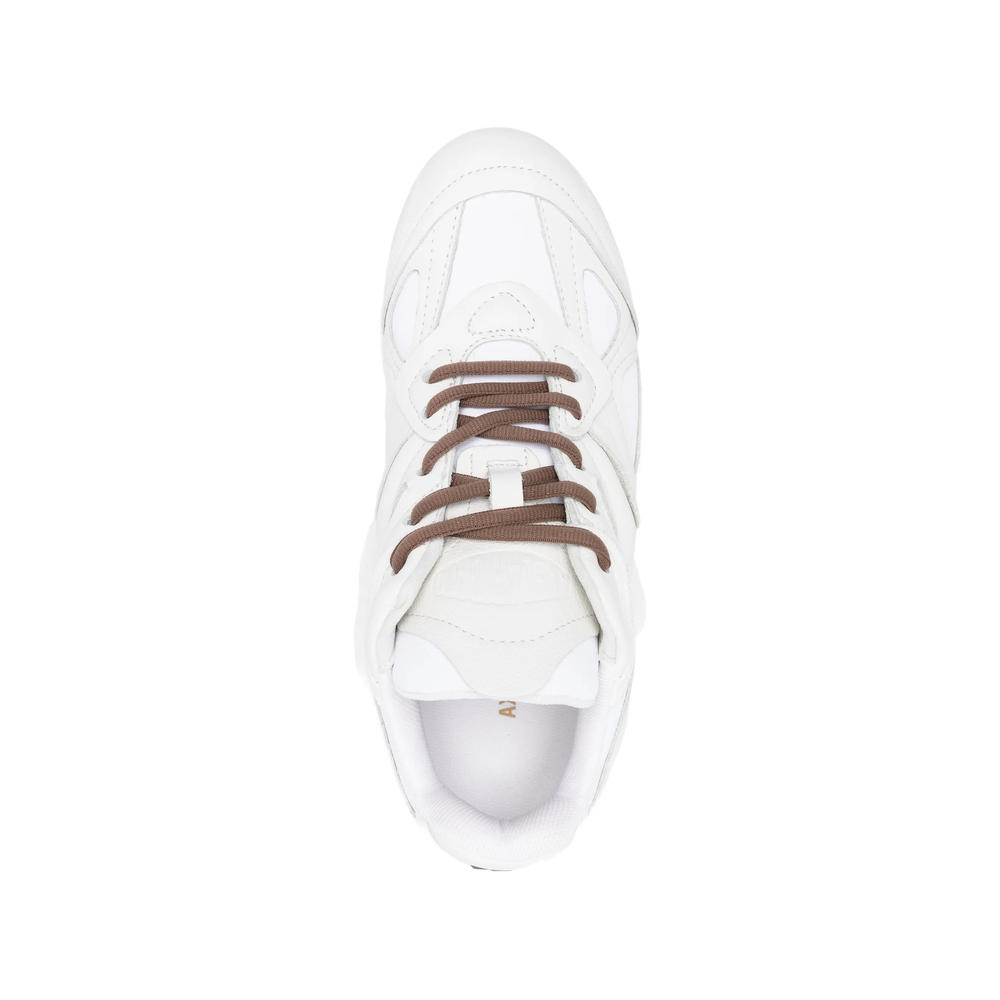 Paneled-Detail Lace-Up Fastening Sneakers