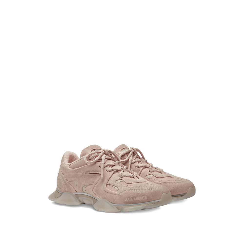 Panelled Lace-Up Sneakers