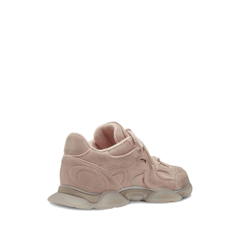 Panelled Lace-Up Sneakers