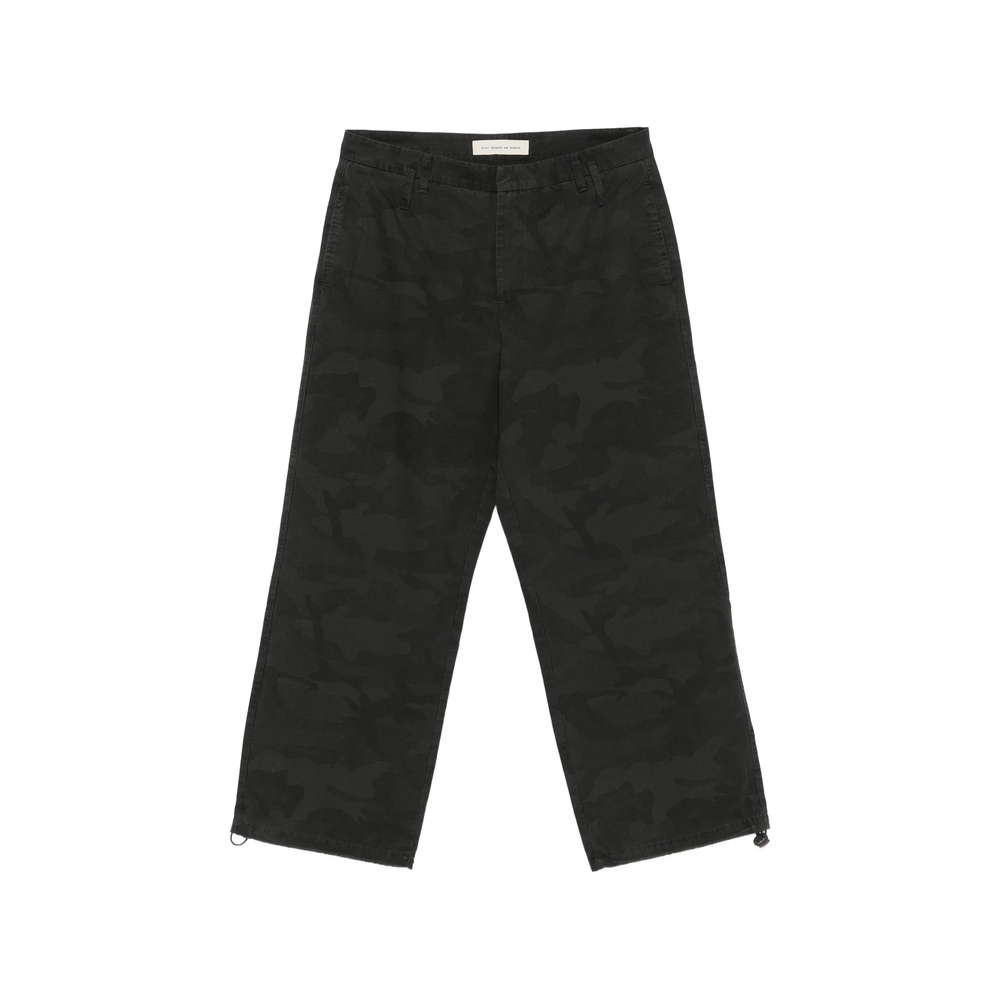 Stay Human On Earth Camouflage-pattern Trousers