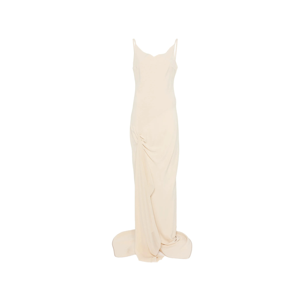 De Santis By Martin Alvarez Gathered Sleeveless Maxi Dress